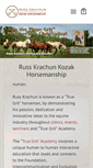 Mobile Screenshot of kozakhorsemanship.com
